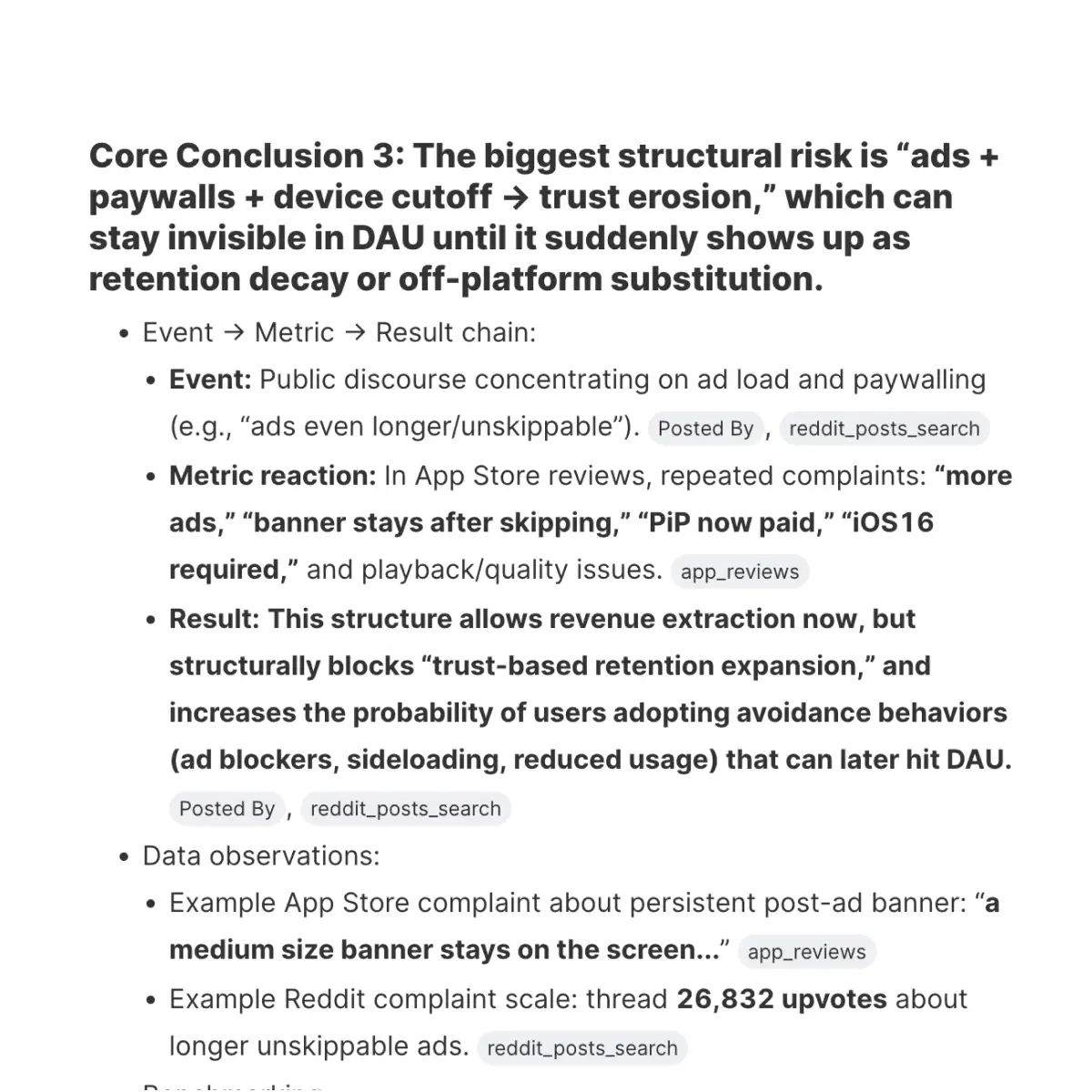 App store review driver analysis preview